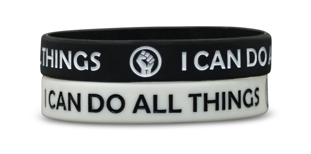 I CAN DO ALL THINGS - Motivational Wristbands – Peakline Sports