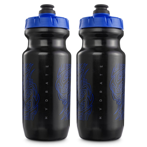 2nd Gen Big Mouth Water Bottle (21 oz) by Specialized Bikes (Black/Blue)
