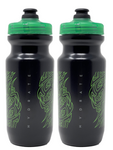 2nd Gen Big Mouth Bike Water Bottle (21 oz) by Specialized Bikes (Black/Green)
