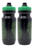 2nd Gen Big Mouth Bike Water Bottle (21 oz) by Specialized Bikes (Black/Green)