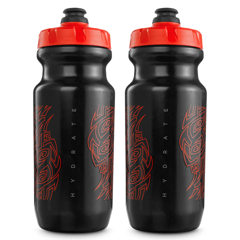 2nd Gen Big Mouth Water Bottle (21 oz) by Specialized Bikes (Black/Red)