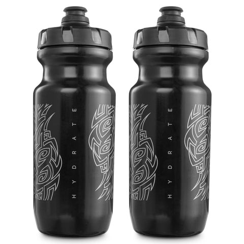 2nd Gen Big Mouth Water Bottle (21 oz) by Specialized Bikes (Black/Silver)